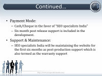 Page 10: E commerce website proposal